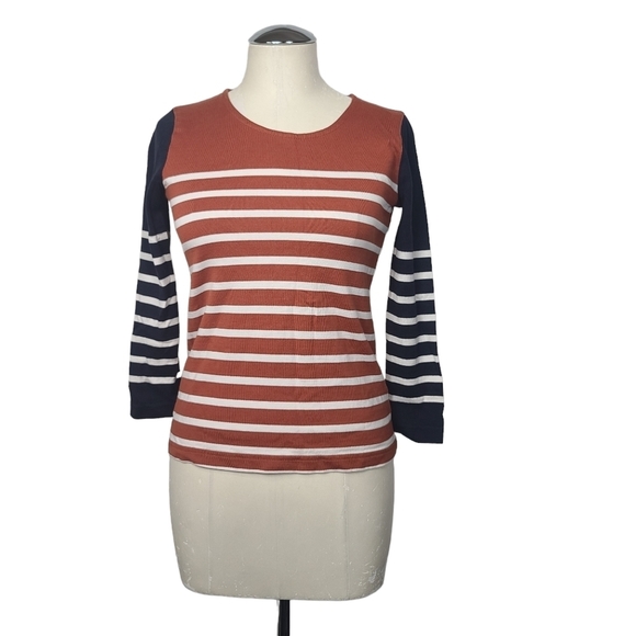J. Crew Tops - J. Crew Colorblock Striped Top XXS
